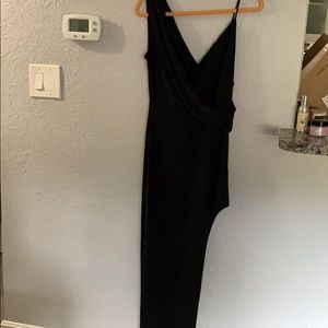 Black evening dress